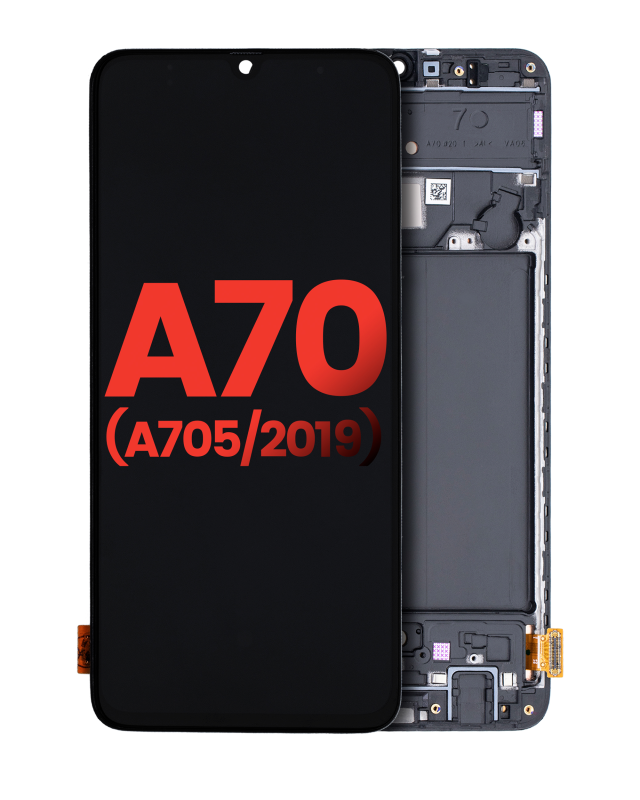 Display OLED completo con Frame per Samsung Galaxy A70 (A705 / 2019) (6.67") (tutti i colori)