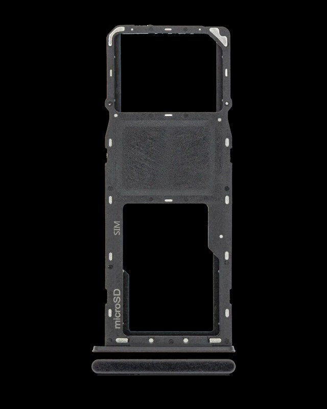 Carrellino SIM singola per Samsung Galaxy A21 (A215 / 2020) (Grigio cosmico)