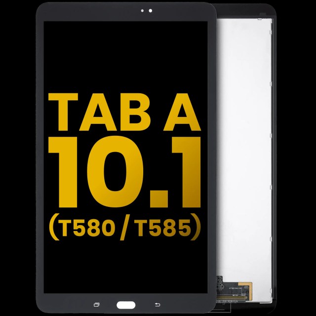 Display LCD completo senza Frame per Samsung Tab A (10.1" / 2016) (T580 / T585) (Refurbished) (Nero)