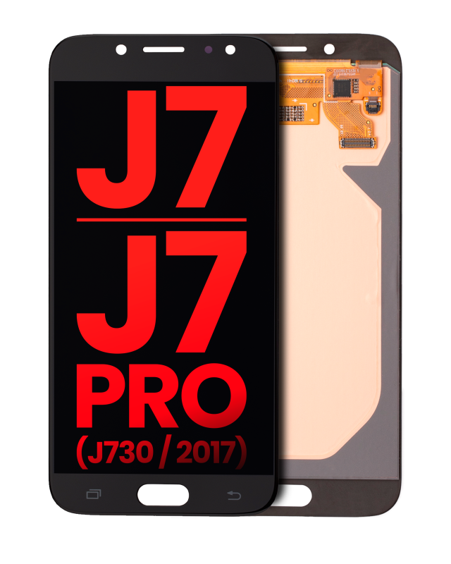 Display OLED completo senza Frame per Samsung Galaxy J7 / J7 Pro (J730 / 2017) (Nero)