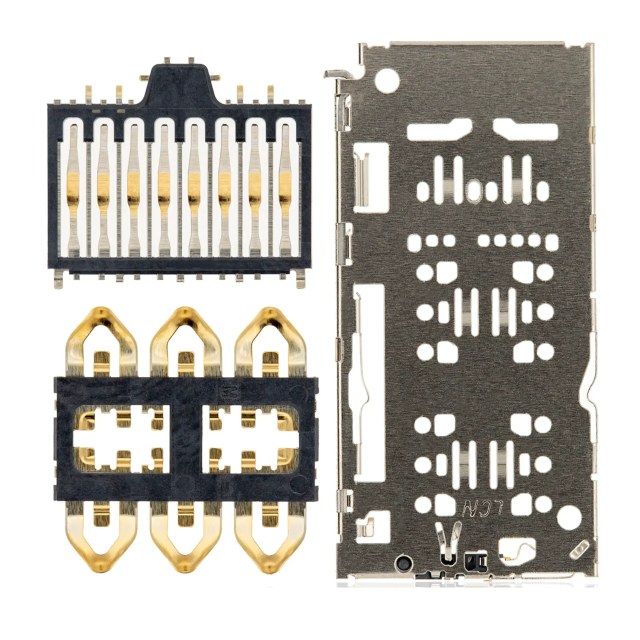 Sim Card Reader per Samsung Galaxy A10 (A105) / A20 (A205) / A30 (A305) / A50 (A505) / A51 (A515) / A70 (A705) / A9 (A920) / TCL 30 SE / Xiaomi Redmi Note 7 / Note 8 / Note 9 / Redmi Note 11 4G (Global Version) (4 set pezzi)
