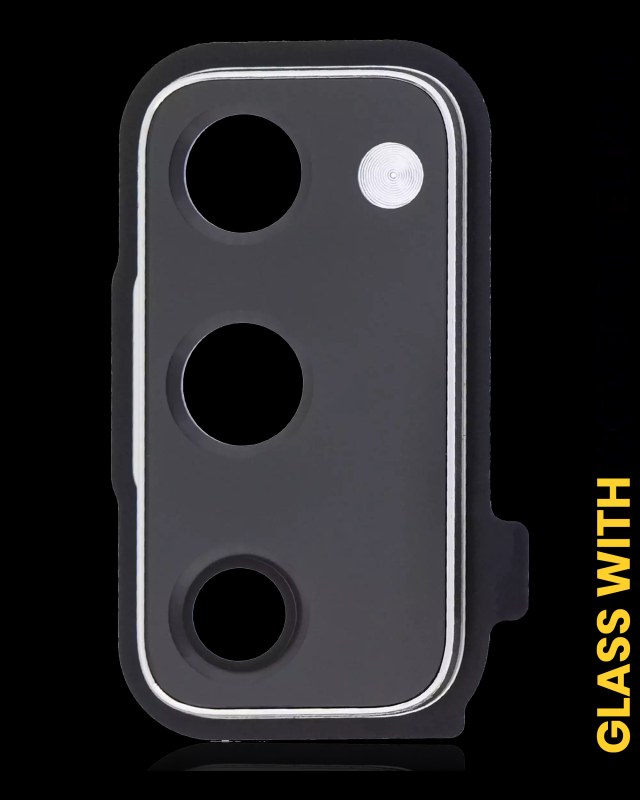 Lente fotocamera posteriore con Cover Cornice Ring per Samsung Galaxy S20 FE 5G (Cloudy Bianco)