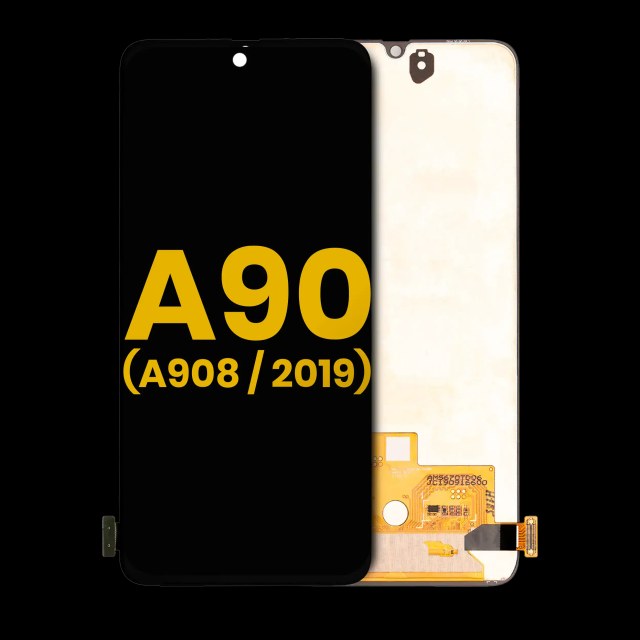 Display OLED completo senza Frame per Samsung Galaxy A90 5G (A908 / 2019) (Refurbished) (Nero)
