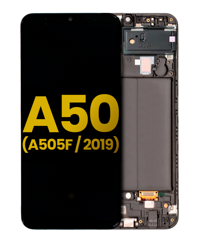 Display OLED completo con Frame per Samsung Galaxy A50 (A505F / 2019) (Refurbished) (tutti i colori)