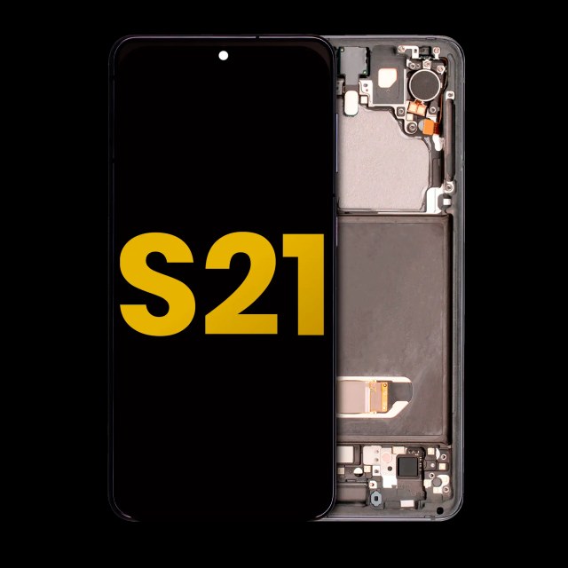Display OLED completo con Frame per Samsung Galaxy S21 5G (Refurbished) (Phantom Grigio)