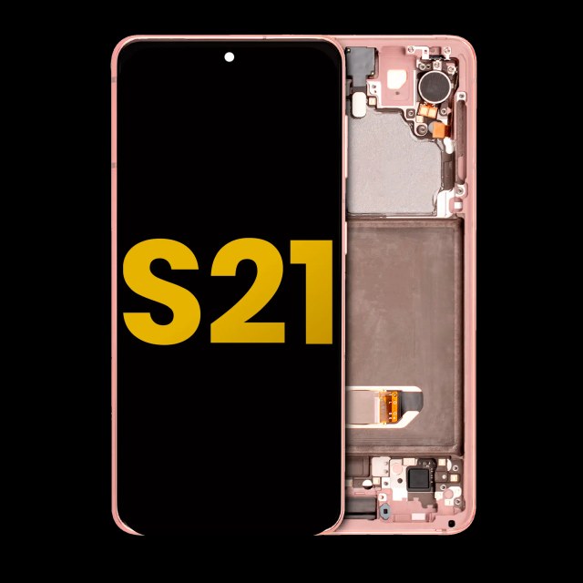 Display OLED completo con Frame per Samsung Galaxy S21 5G (Refurbished) (Phantom Rosa)