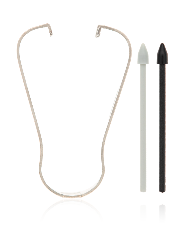 Stylus nib per Samsung Galaxy Note 10 / Note 20 / Note 20 Ultra / Tab S6 (T860 / T865) / Tab S7 11" (T870 / T875) (Grigio / Aura Nero) (5 pezzi)