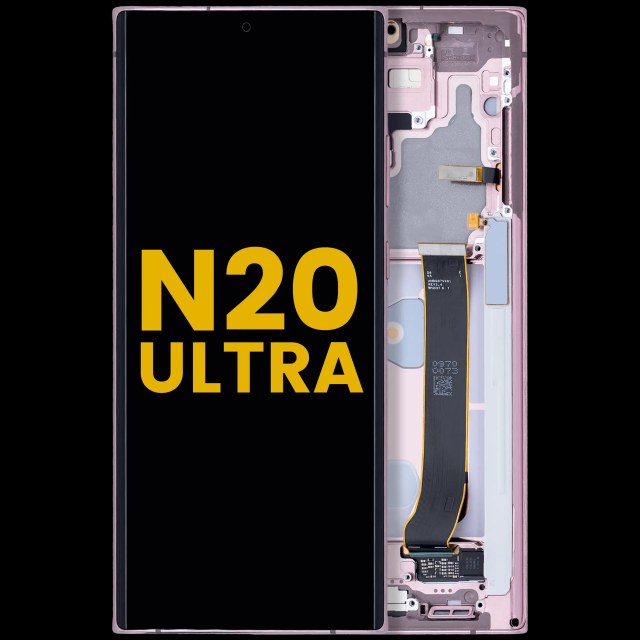 Display OLED completo con Frame per Samsung Galaxy Note 20 Ultra 5G (Refurbished) (Mystic Bronze)