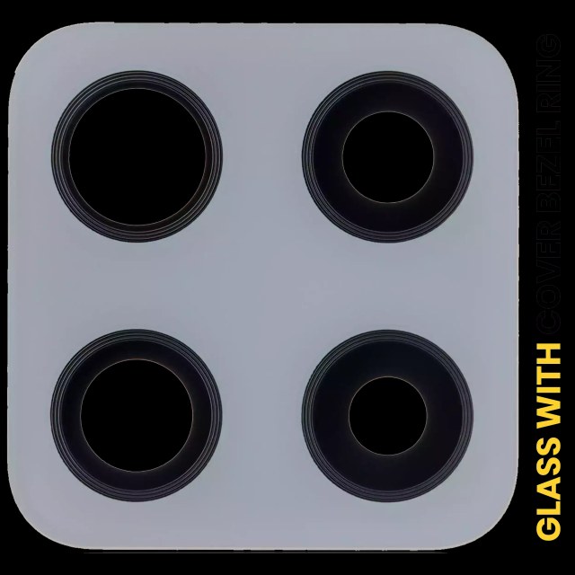 Lente fotocamera posteriore con Cover Cornice Ring per Samsung Galaxy A42 5G (A426 / 2020) (Prism Dot Grigio)
