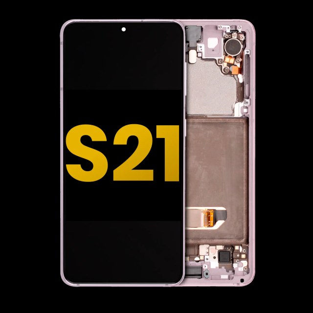 Display OLED completo con Frame per Samsung Galaxy S21 5G (Refurbished) (Phantom Violet)