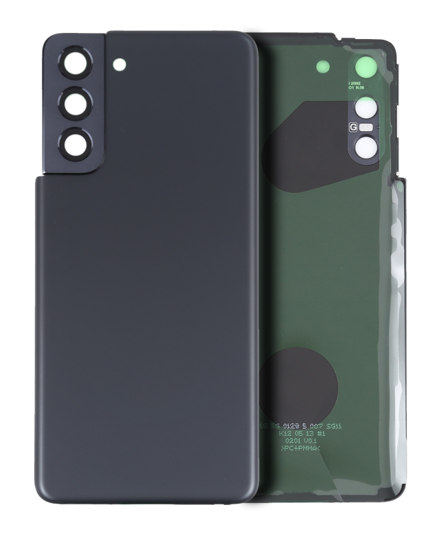 vetro cover posteriore con Vetro fotocamera per Samsung Galaxy S21 5G (No Logo) (Phantom Grigio)