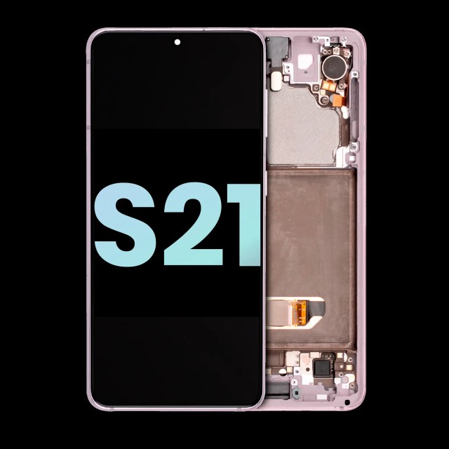 Display OLED completo con Frame per Samsung Galaxy S21 5G (Service Pack) (Phantom Rosa)