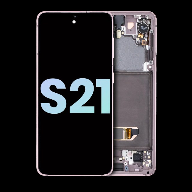 Display OLED completo con Frame per Samsung Galaxy S21 5G (Service Pack) (Phantom Violet)