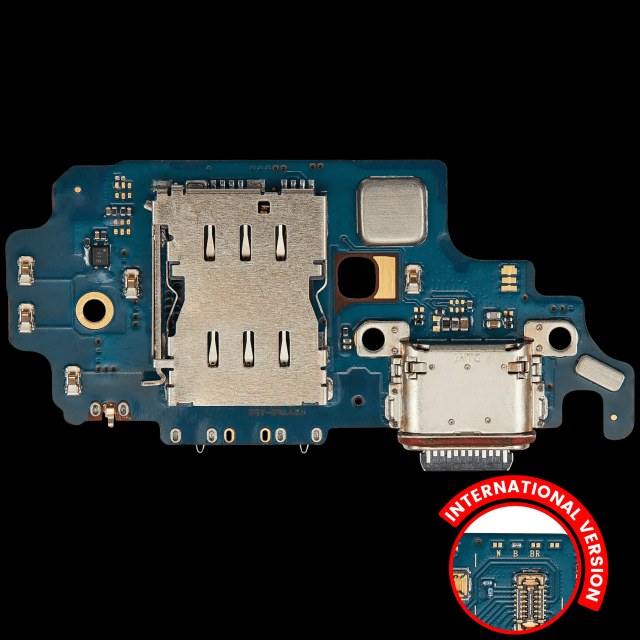 Connettore di ricarica Scheda con Sim Card Reader per Samsung Galaxy S21 Ultra 5G (G998B) (International Version) (Premium)