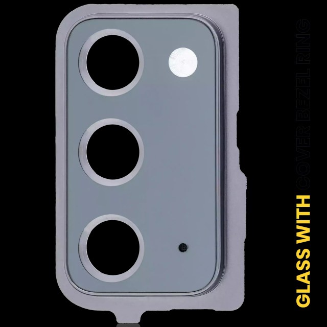 Lente fotocamera posteriore con Cover Cornice Ring per Samsung Galaxy Note 20 5G (Mystic Grigio)