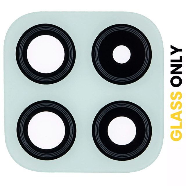Lente fotocamera posteriore (solo vetro) con adesivo per Samsung Galaxy A22 5G (A226 / 2021) (Mint)