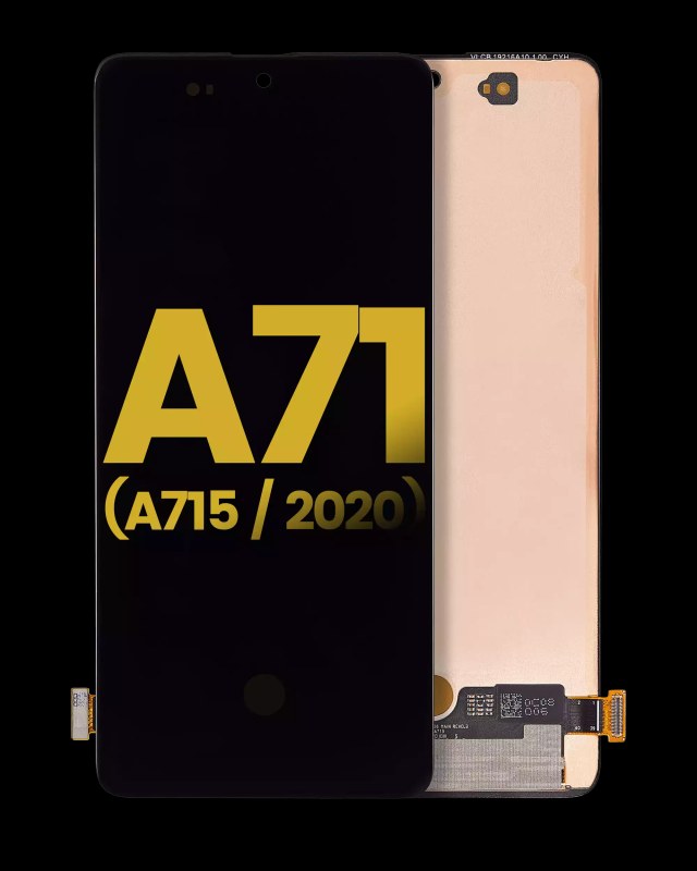 Display OLED completo senza Frame per Samsung Galaxy A71 (A715 / 2020) (Refurbished) (tutti i colori)