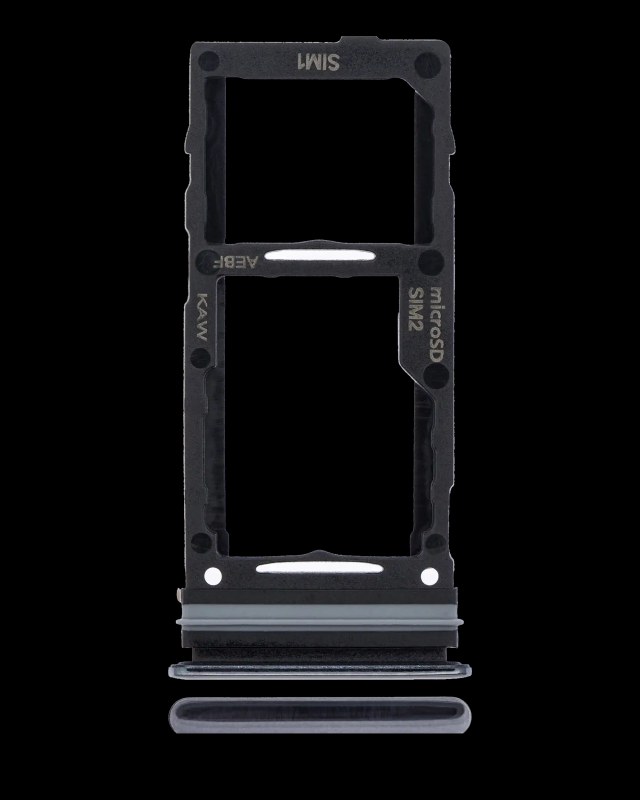 Carrellino doppia SIM per Samsung Galaxy A72 (A725 / 2021) (Awesome Nero)
