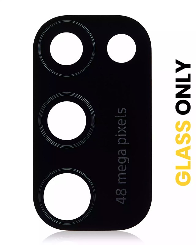 Lente fotocamera posteriore (solo vetro) con adesivo per Samsung Galaxy A41 (A415 / 2020)