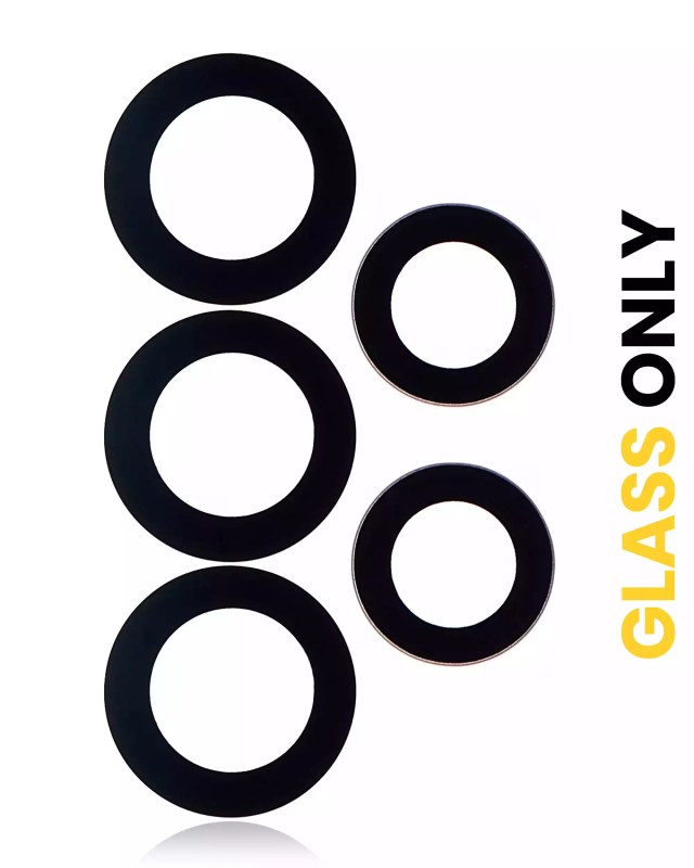 Lente fotocamera posteriore (solo vetro) con adesivo per Samsung Galaxy A72 (A725 / 2021) / A52 (A525 / 2021) / A52 5G (A526 / 2021)