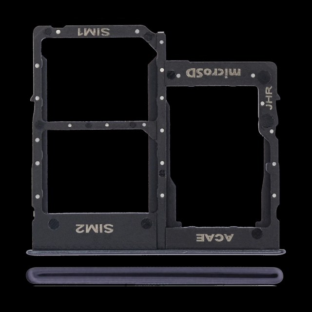Carrellino doppia SIM per Samsung Galaxy A31 (A315 / 2020) (Prism Crush Nero)