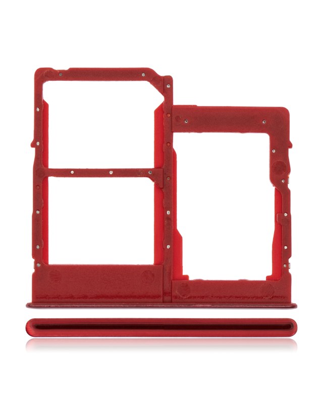 Carrellino doppia SIM per Samsung Galaxy A31 (A315 / 2020) (Prism Crush Rosso)