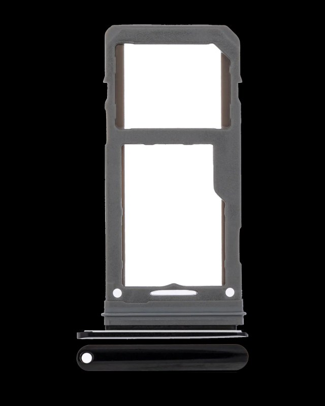 Carrellino SIM singola per Samsung Galaxy S8 / S8 Plus (Mezzanotte Nero)