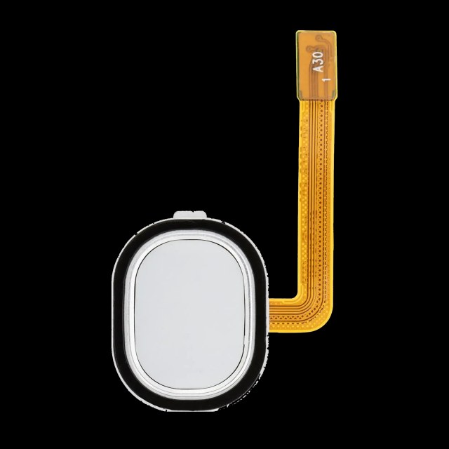 Fingerprint Reader con flat per Samsung Galaxy A30 (A305 / 2019) / A40 (A405 / 2019) (Bianco)