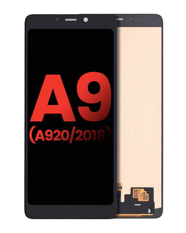 Display OLED completo senza Frame per Samsung Galaxy A9 (A920 / 2018) (Nero)