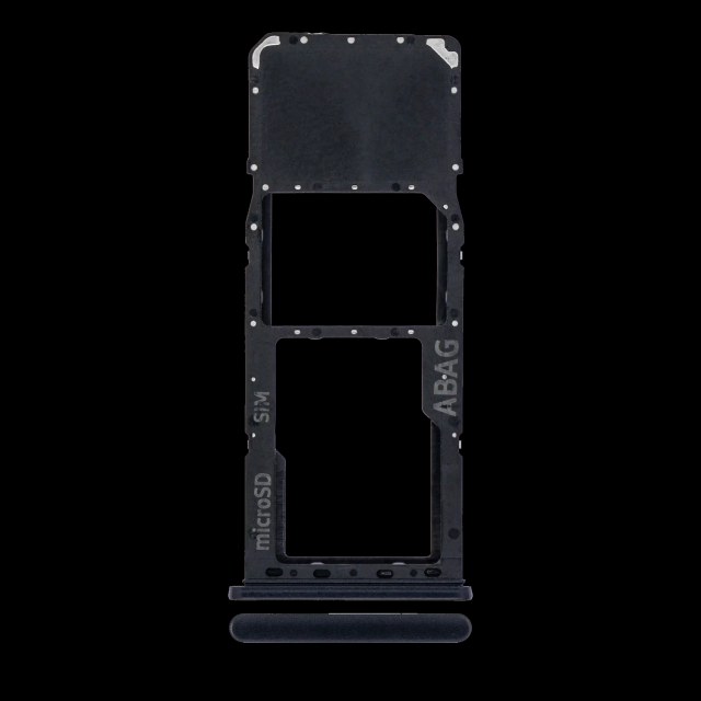 Carrellino SIM singola per Samsung Galaxy A21S (A217 / 2020) (Nero)