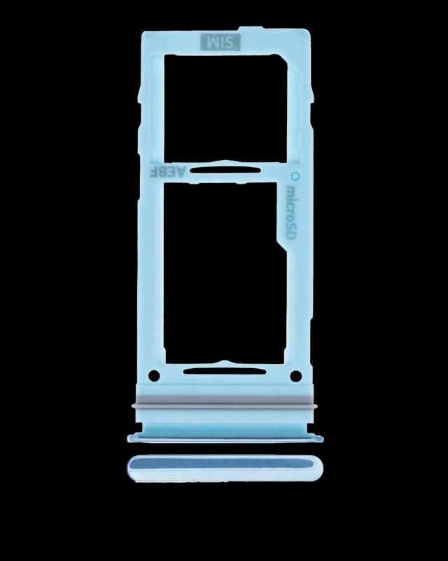Carrellino SIM singola per Samsung Galaxy A52 4G (A525 / 2021) / 5G (A526 / 2021) A52S 5G (A528 / 2021) (Awesome Blu)