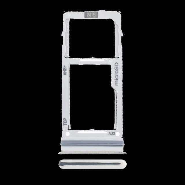 Carrellino SIM singola per Samsung Galaxy A52 4G (A525 / 2021) / 5G (A526 / 2021) A52S 5G (A528 / 2021) (Awesome Bianco)