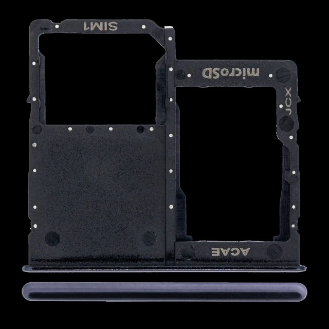 Carrellino SIM singola per Samsung Galaxy A31 (A315 / 2020) (Prism Crush Nero)
