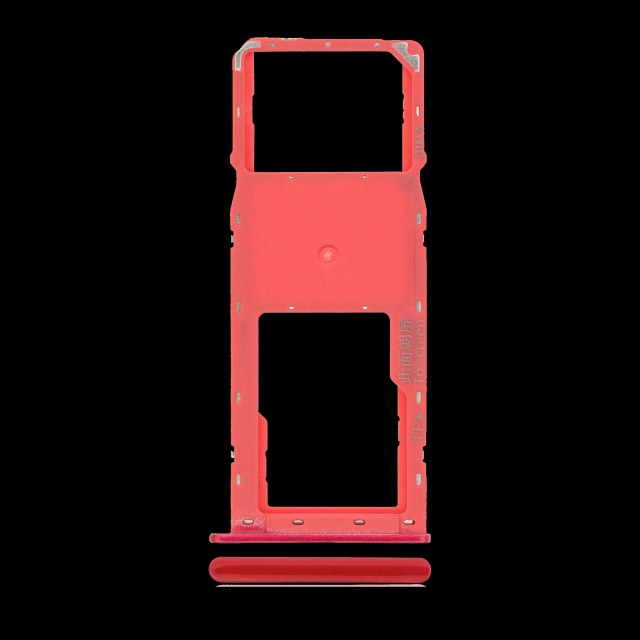 Carrellino SIM singola per Samsung Galaxy A10S (A107 / 2019) / A20S (A207 / 2019) (Rosso)