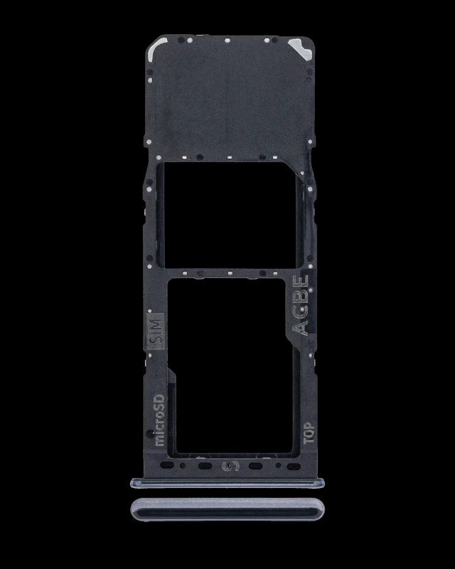 Carrellino SIM singola per Samsung Galaxy A32 (A325 / 2021) (Awesome Nero)