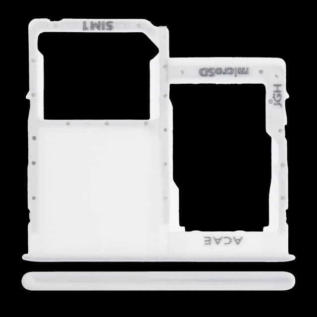 Carrellino SIM singola per Samsung Galaxy A41 (A415 / 2020) (Prism Crush Argento)
