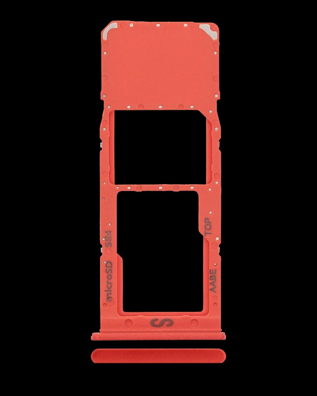 Carrellino SIM singola per Samsung Galaxy A02 (A022 / 2020) (Rosso)