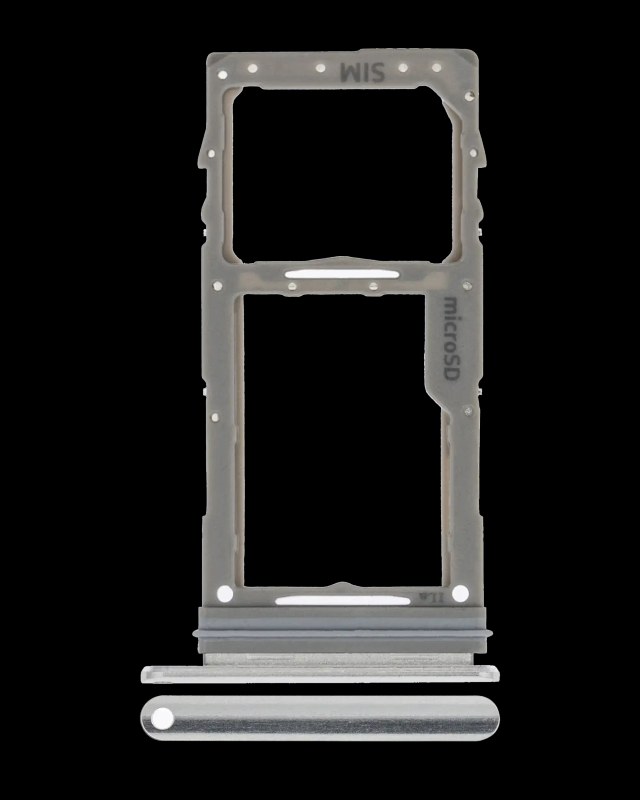 Carrellino SIM singola per Samsung Galaxy S10 Lite (Prism Bianco)