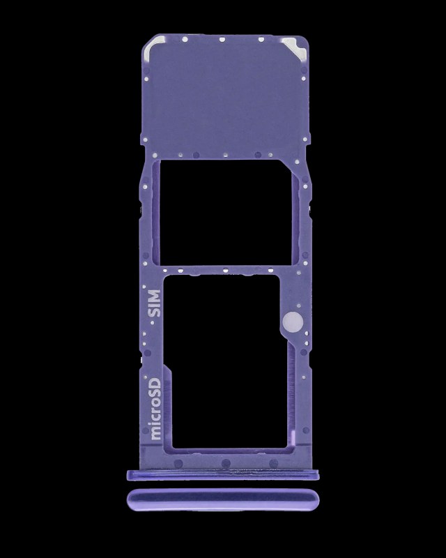 Carrellino SIM singola per Samsung Galaxy A50S (A507 / 2019) (Prism Crush Violet)