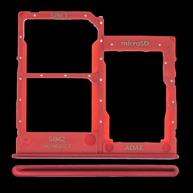 Carrellino doppia SIM per Samsung Galaxy A41 (A415 / 2020) (Prism Crush Rosso)