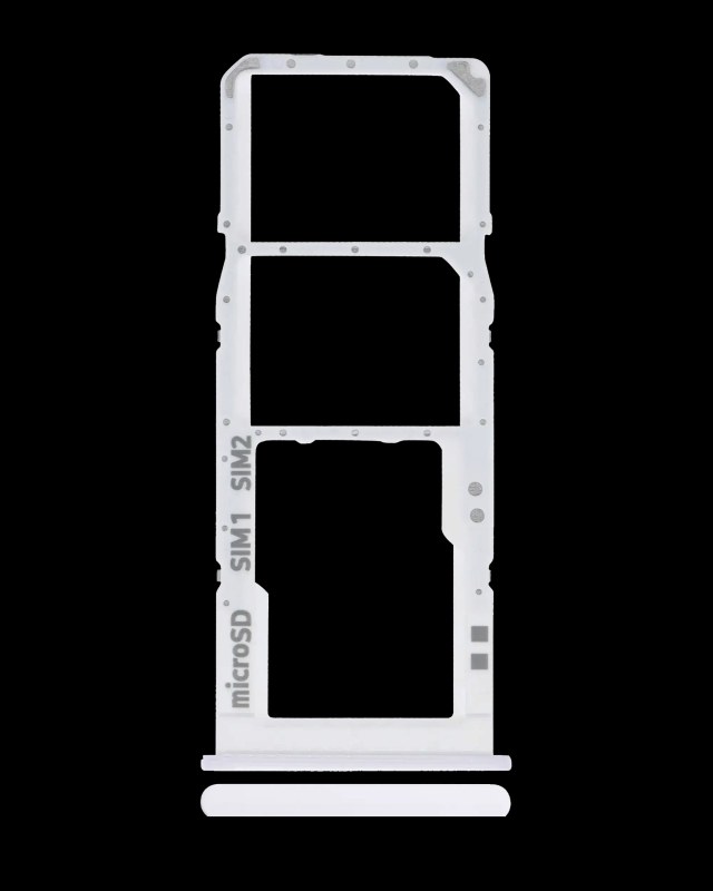 Carrellino doppia SIM per Samsung Galaxy A30S (A307 / 2019) (Bianco)