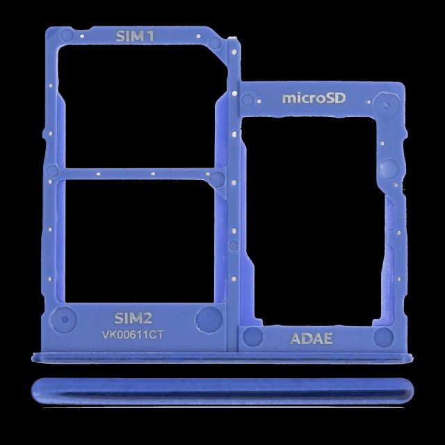Carrellino doppia SIM per Samsung Galaxy A41 (A415 / 2020) (Prism Crush Blu)