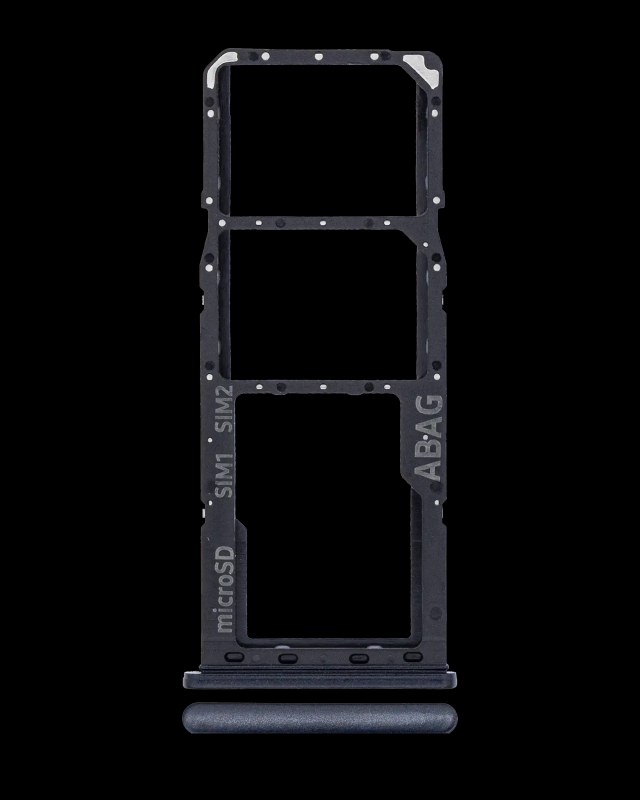 Carrellino doppia SIM per Samsung Galaxy A21S (A217 / 2020) (Nero)