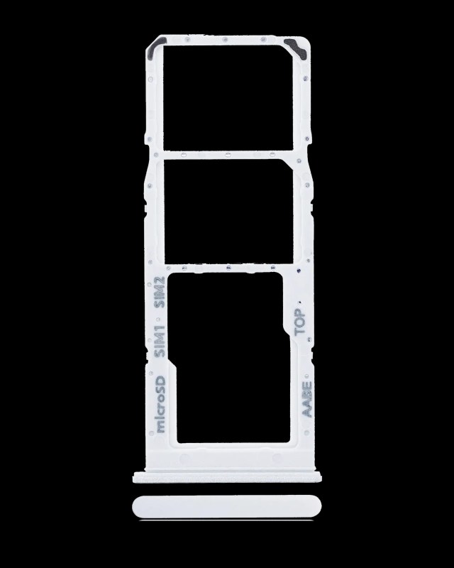 Carrellino doppia SIM per Samsung Galaxy A12 (A125 / 2020) (Bianco)