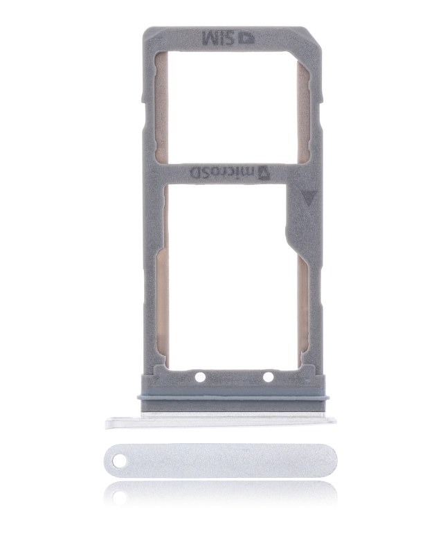 Carrellino doppia SIM per Samsung Galaxy S7 Edge (Argento)
