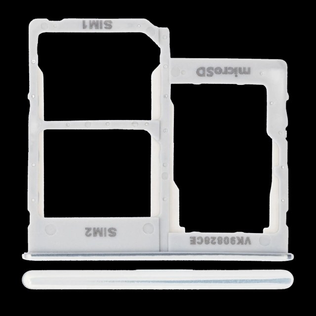 Carrellino doppia SIM per Samsung Galaxy A40 (A405 / 2019) (Bianco)