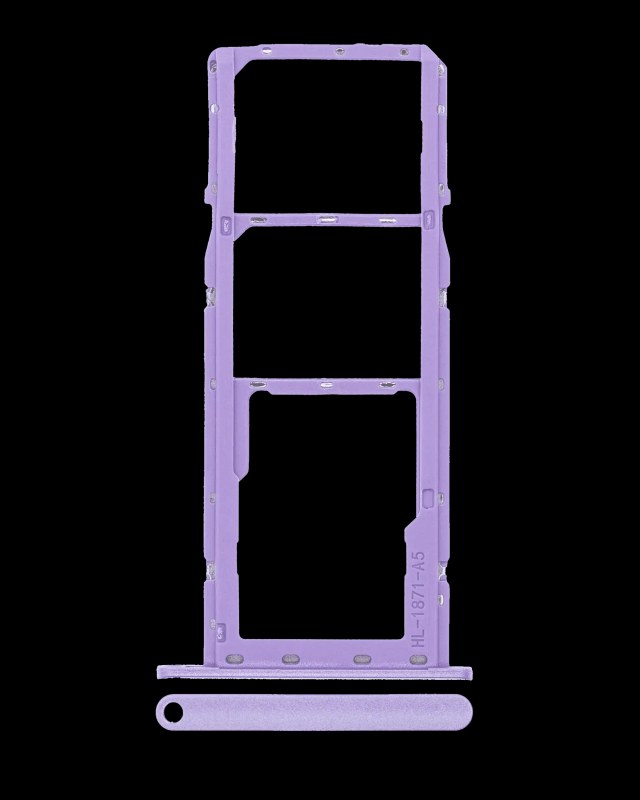 Carrellino doppia SIM per Samsung Galaxy A01 (A015 / 2020) (Viola)