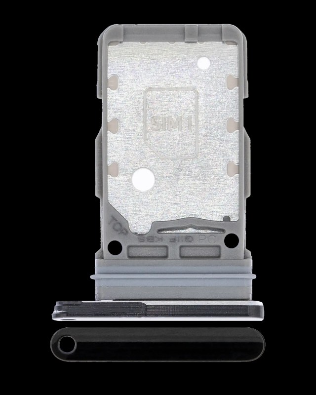 Carrellino doppia SIM per Samsung Galaxy S21 Plus (Phantom Nero)