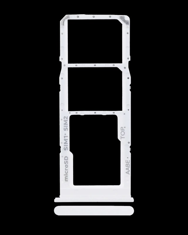 Carrellino doppia SIM per Samsung Galaxy A02 (A022 / 2020) (Bianco)