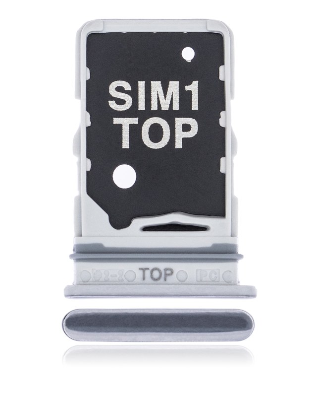 Carrellino doppia SIM per Samsung Galaxy A80 (A805 / 2019) (Ghost Bianco)
